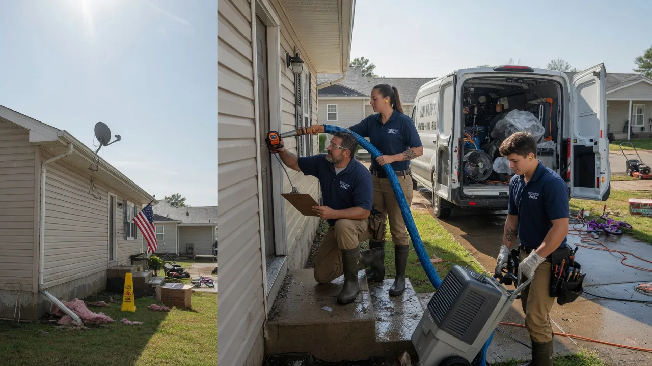 Ceiling Water Damage Restoration in Camby, IN near me